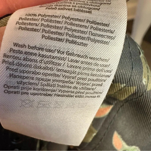 Star Wars Yoda All Over Print Baseball Hat Adjustable Snap Back Cap - Picture 8 of 9